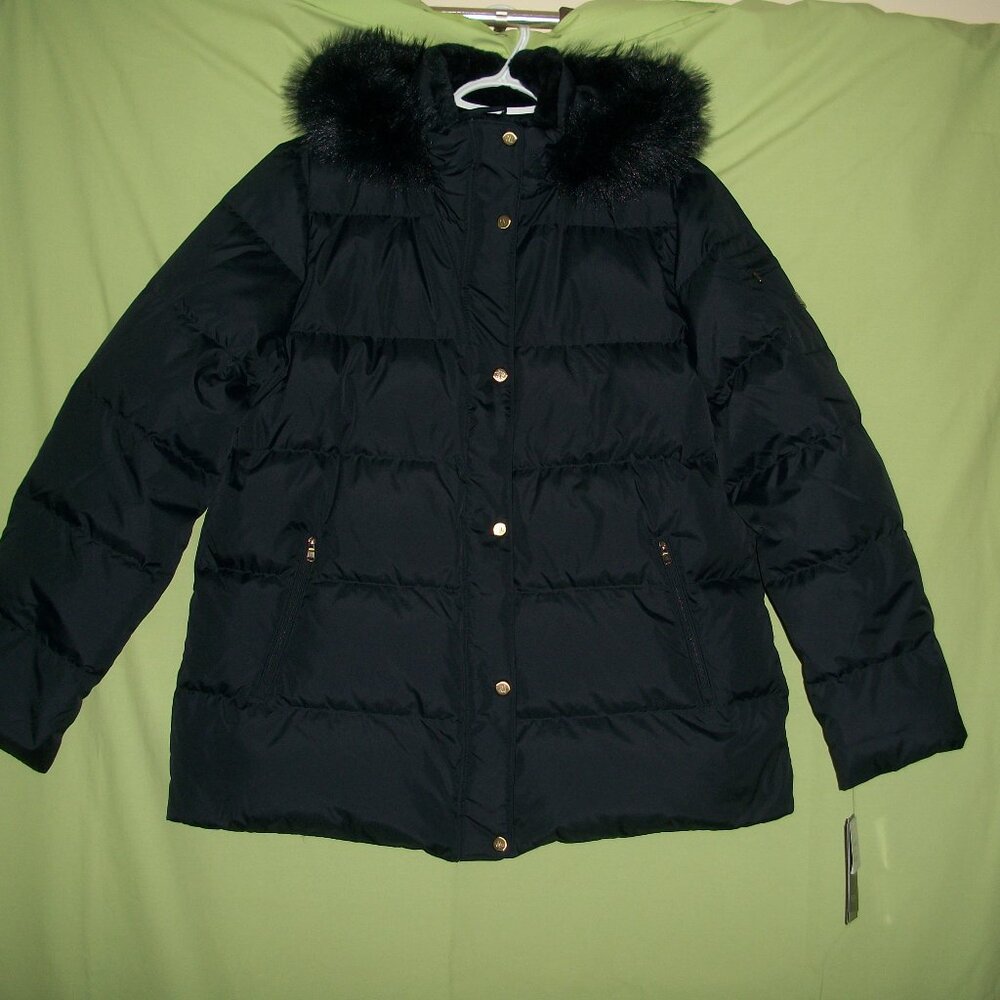NWT  Ralph Lauren DK Navy/Black Down Jacket
